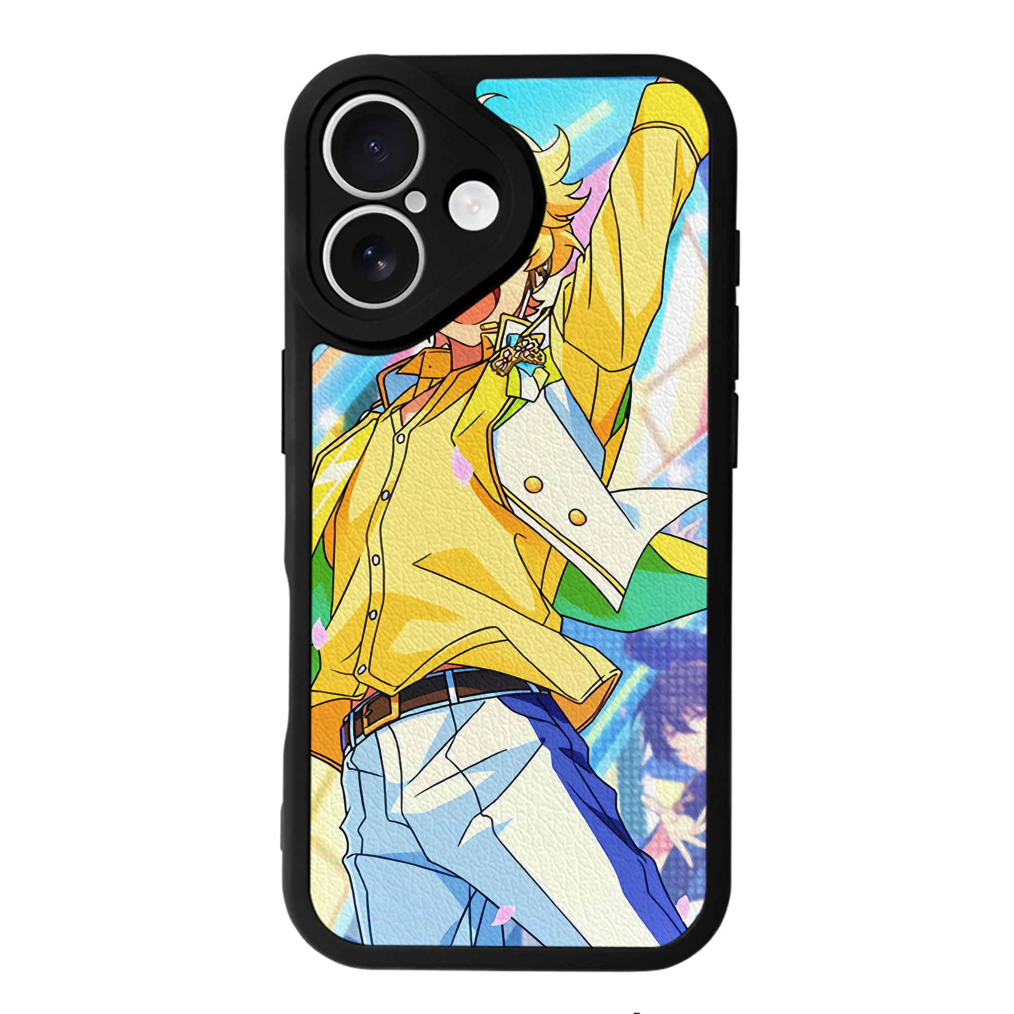 （画像用） あんさんぶるスターズ! Ensemble Stars 【iPhone 16シリーズ対応】シリコンスマホケース（レザー調） 材質：シリコン